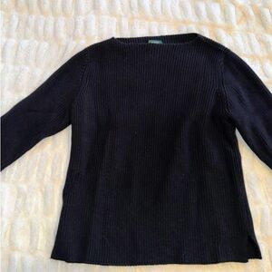 Polo by Ralph Lauren Dark Blue Women's Crew Neck Top